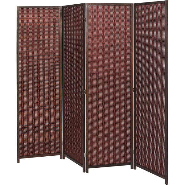Bayou Breeze Wellkamp 79'' W x 70.75'' H 4 Panel Folding Room Divider Wayfair